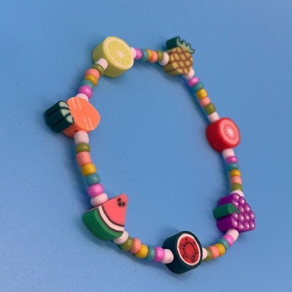 Y2K Bracelets “Fruits” Stretchy Beaded Bracelet - Picture 2 of 3